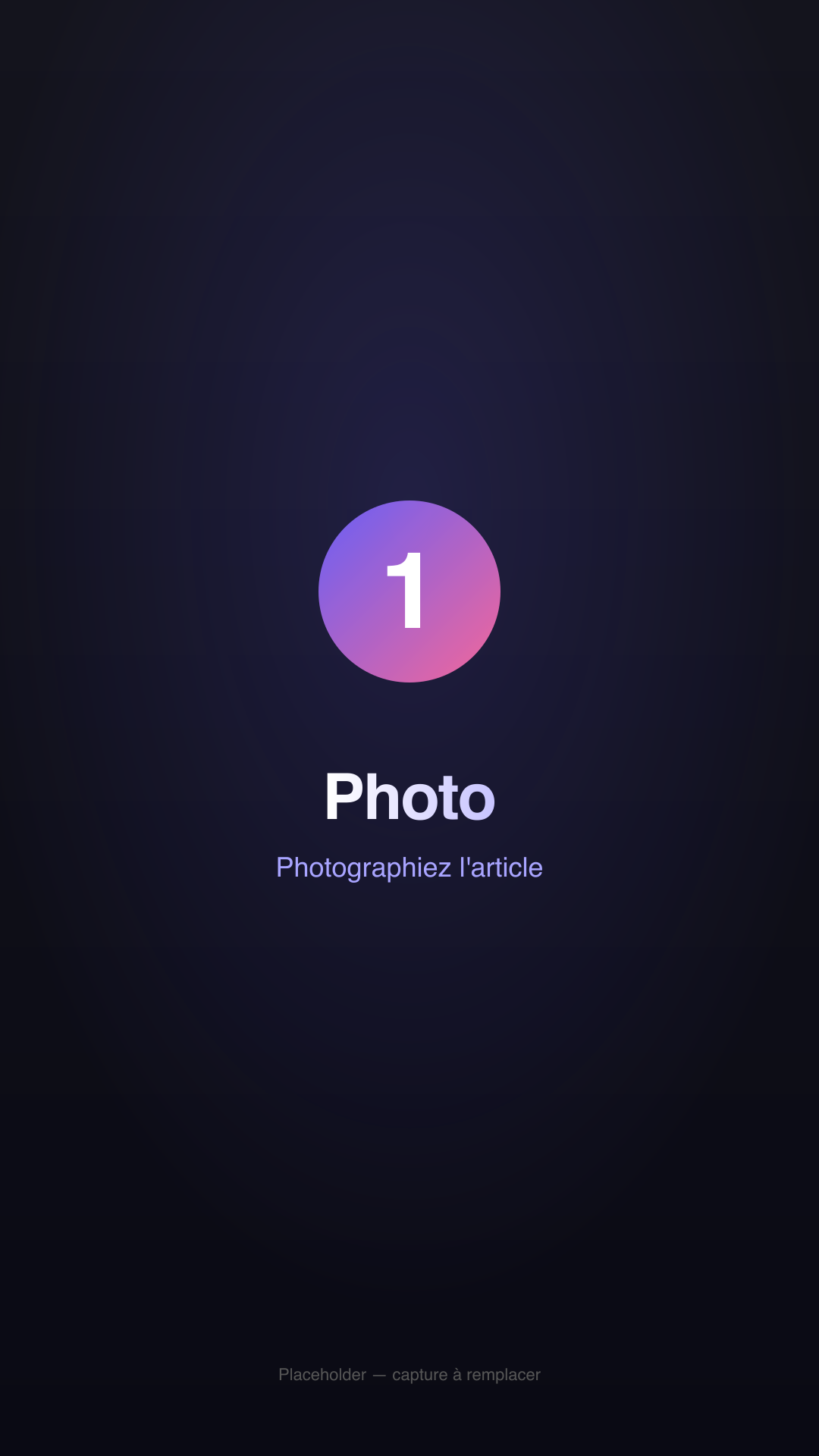 Upload des photos d'un article